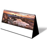 Wild Britain Premium Lined Easel Desk Calendar