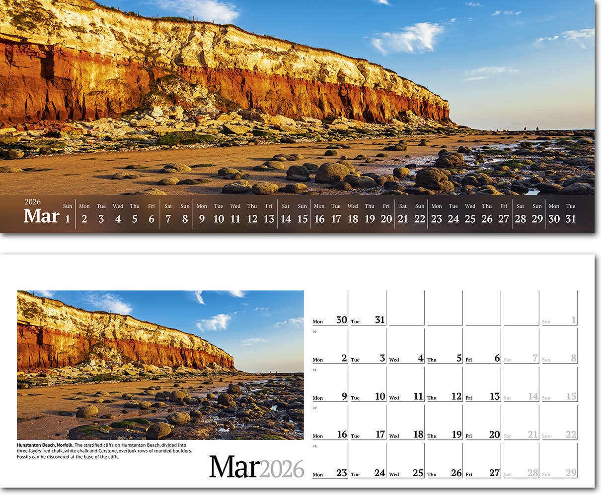 Wild Britain Desk Calendar