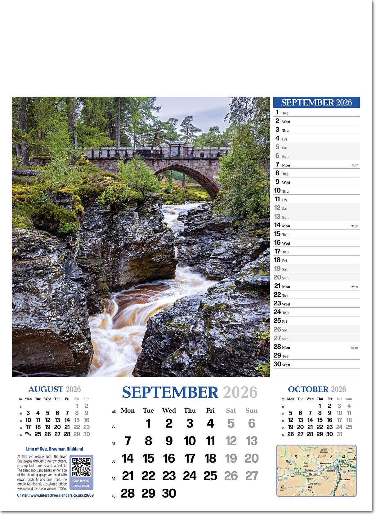 Splendour of Scotland Calendar