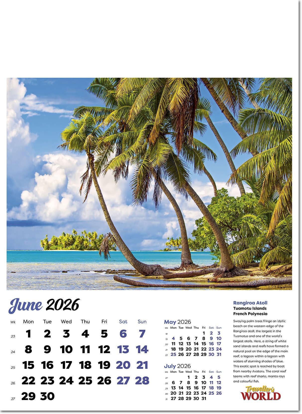 Traveller's World Calendar