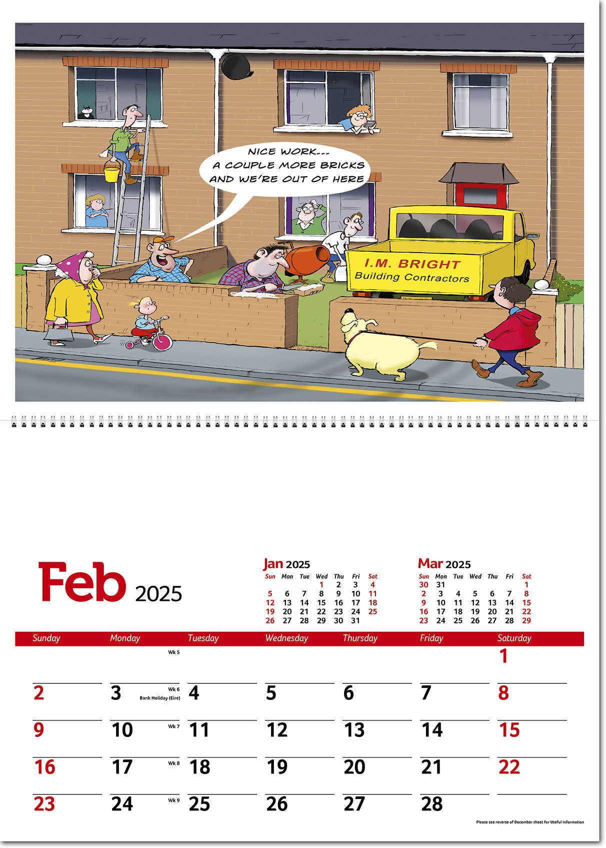 Working Wind-Ups Postage Saver Calendar