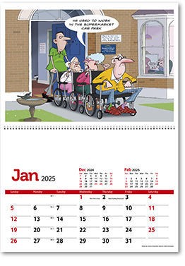 Working Wind-Ups Postage Saver Calendar