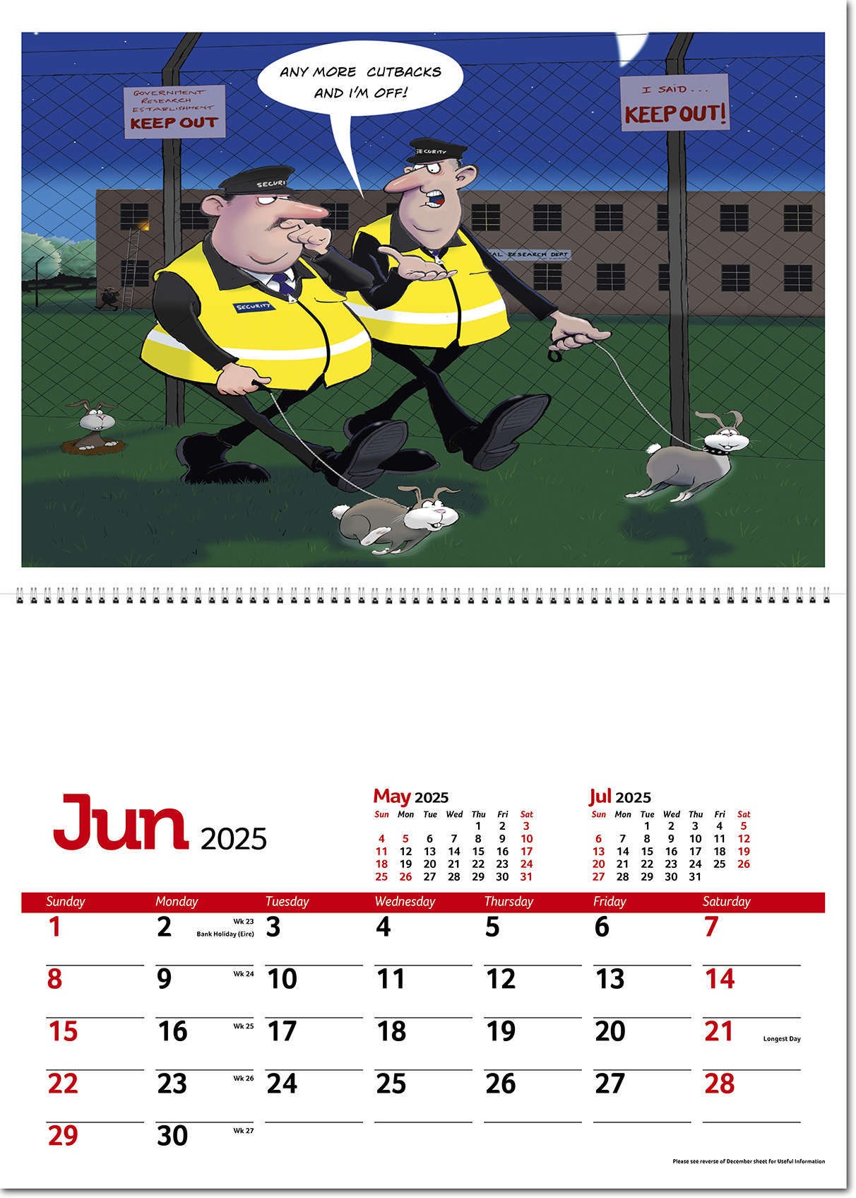 Working Wind-Ups Postage Saver Calendar