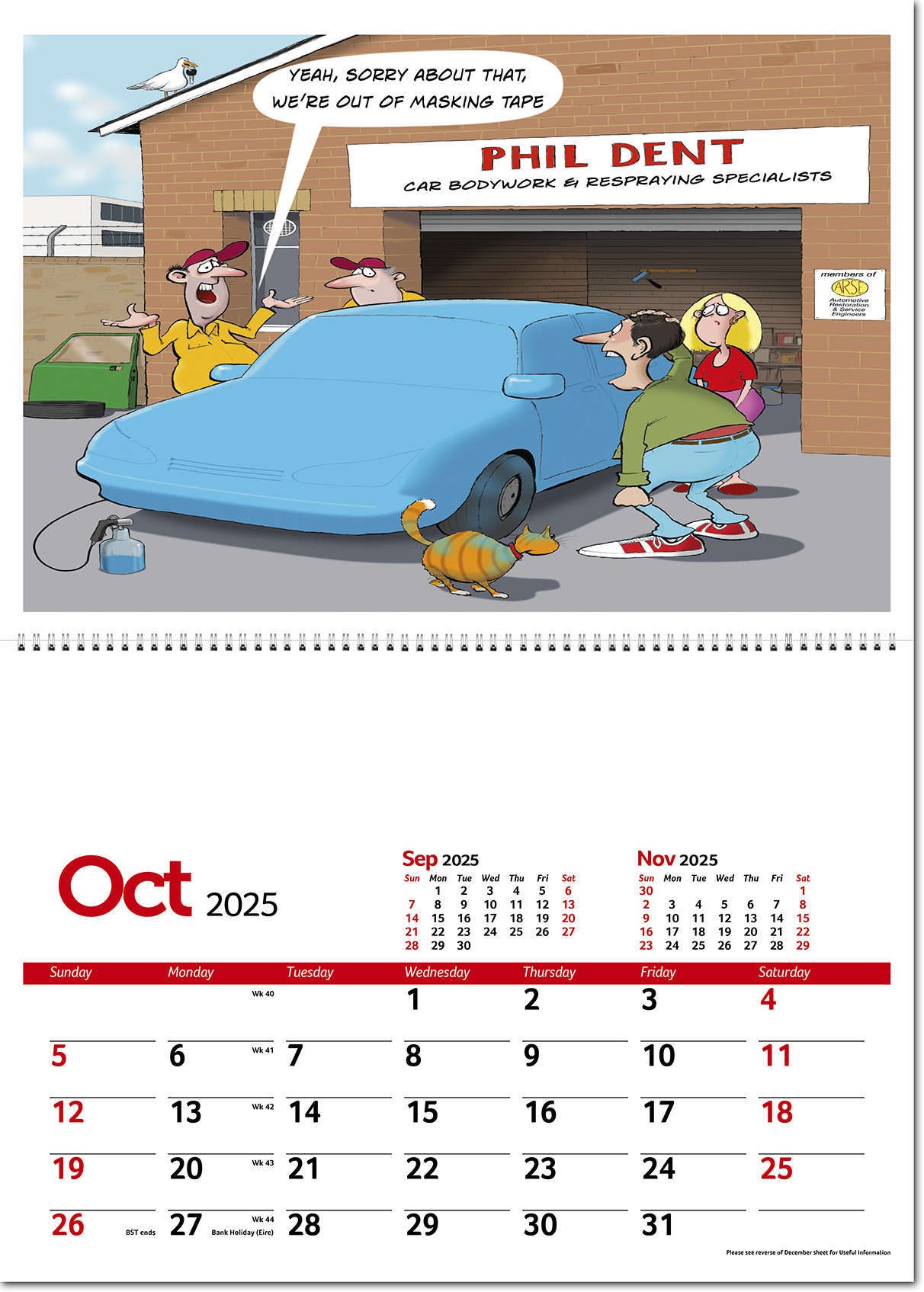 Working Wind-Ups Postage Saver Calendar