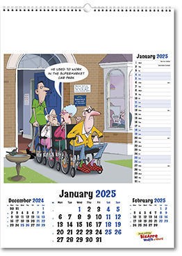 Bizarre World of Work Wall Calendar