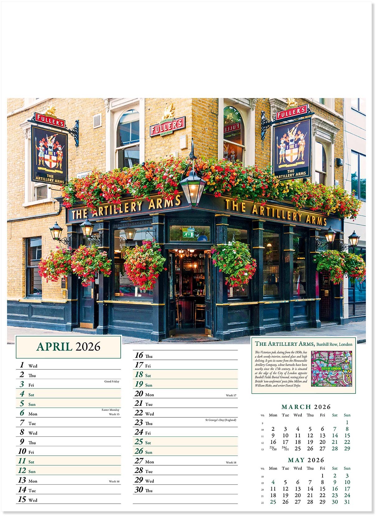 Olde Worlde Inns Calendar