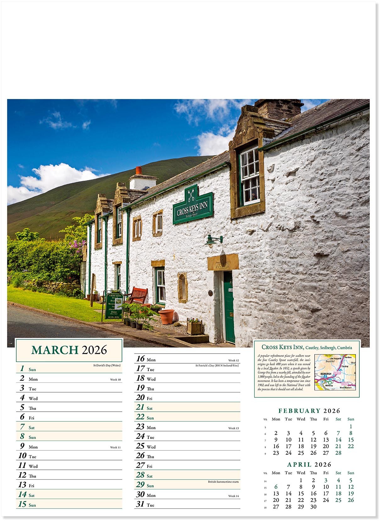Olde Worlde Inns Calendar