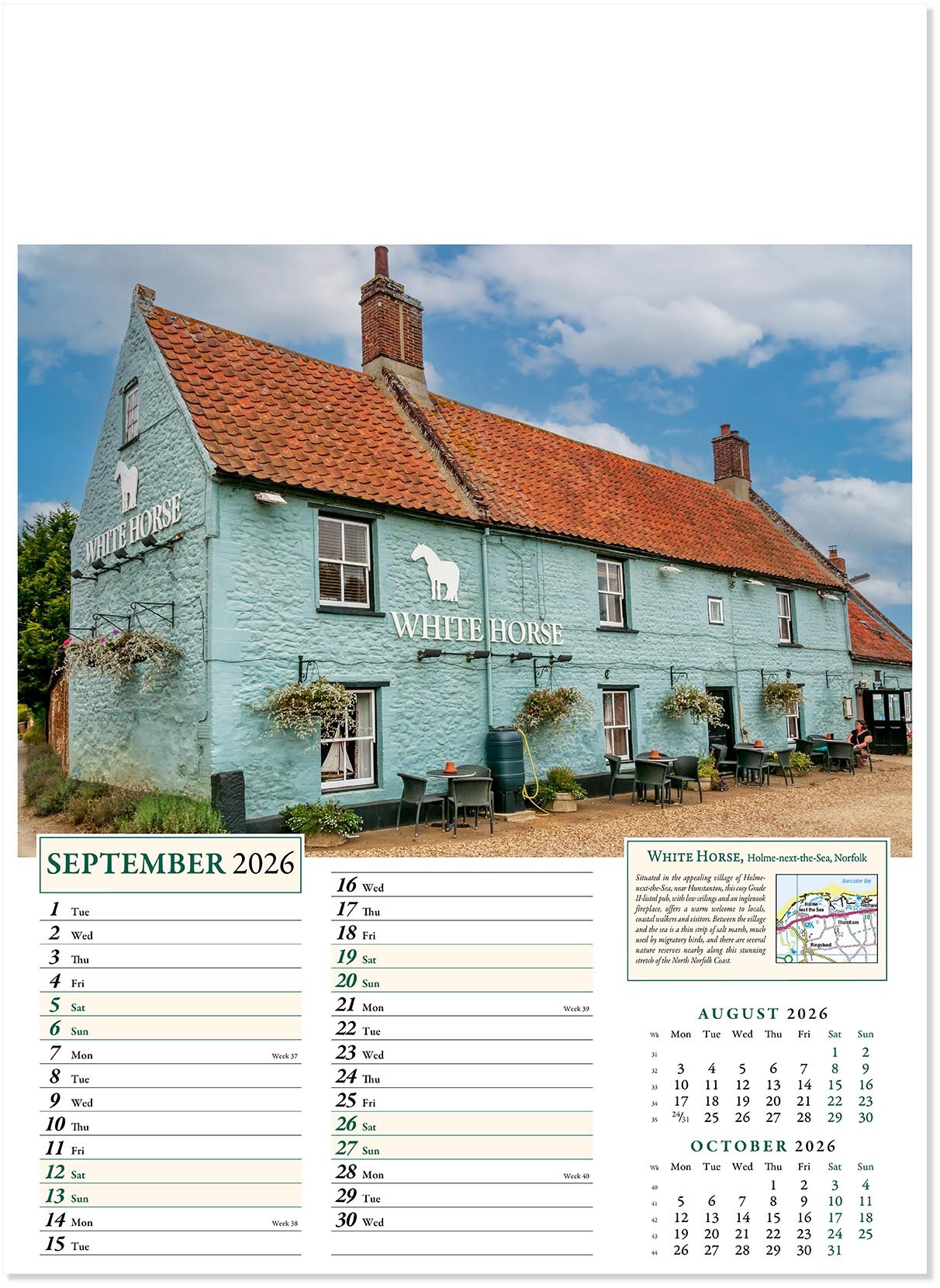 Olde Worlde Inns Calendar