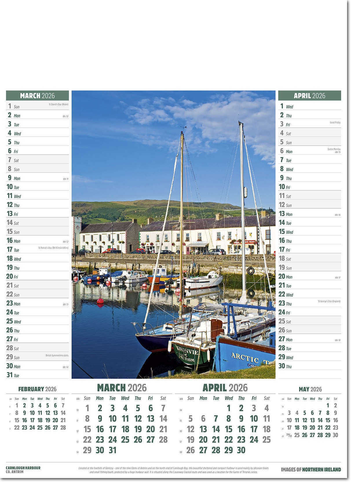 Images of Northern Ireland Calendar