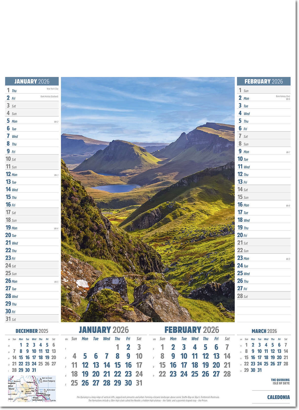 Caledonia Calendar