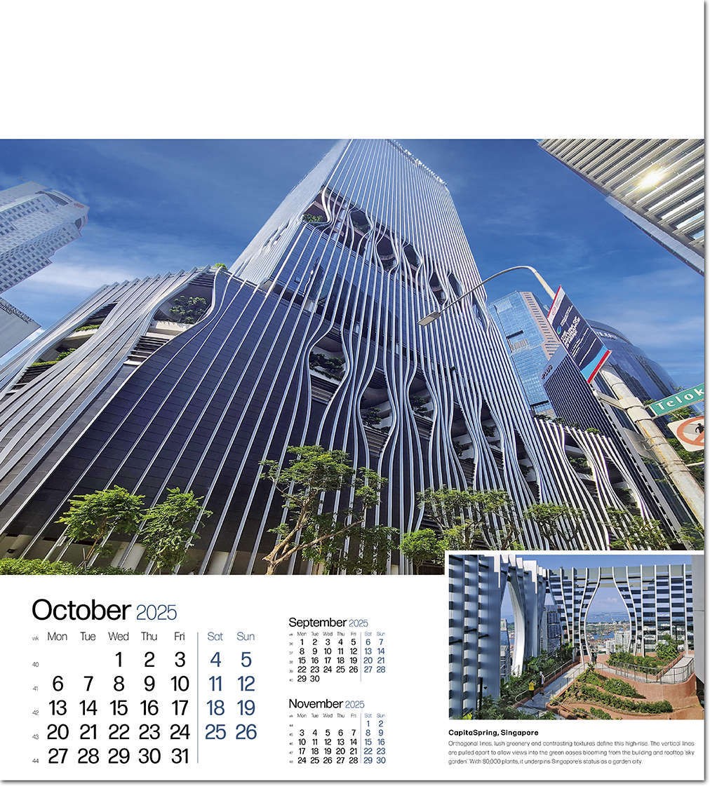 Iconic Structures Wall Calendar