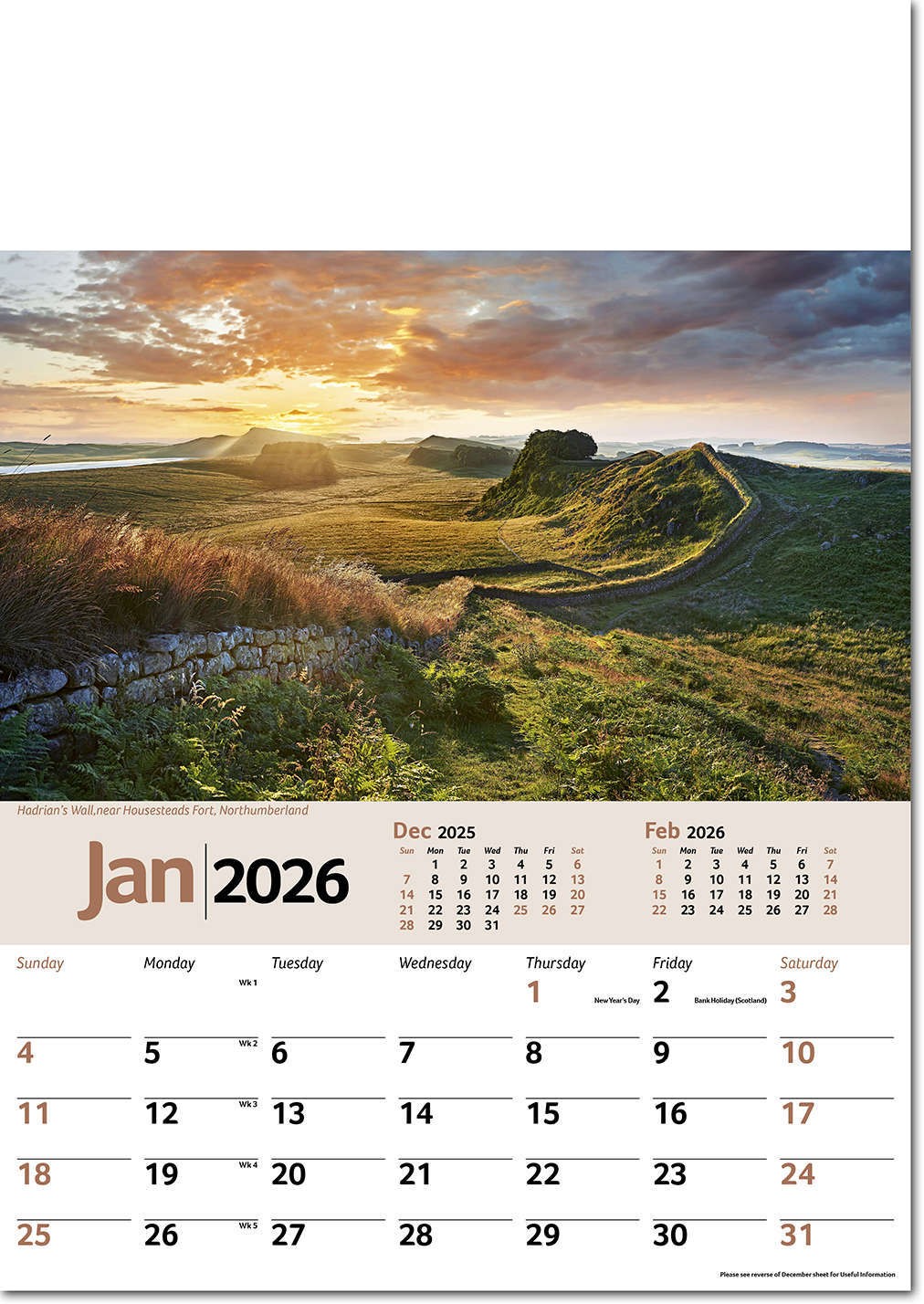 Scenic Memo Calendar