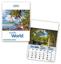 Scenic World Wall Calendar